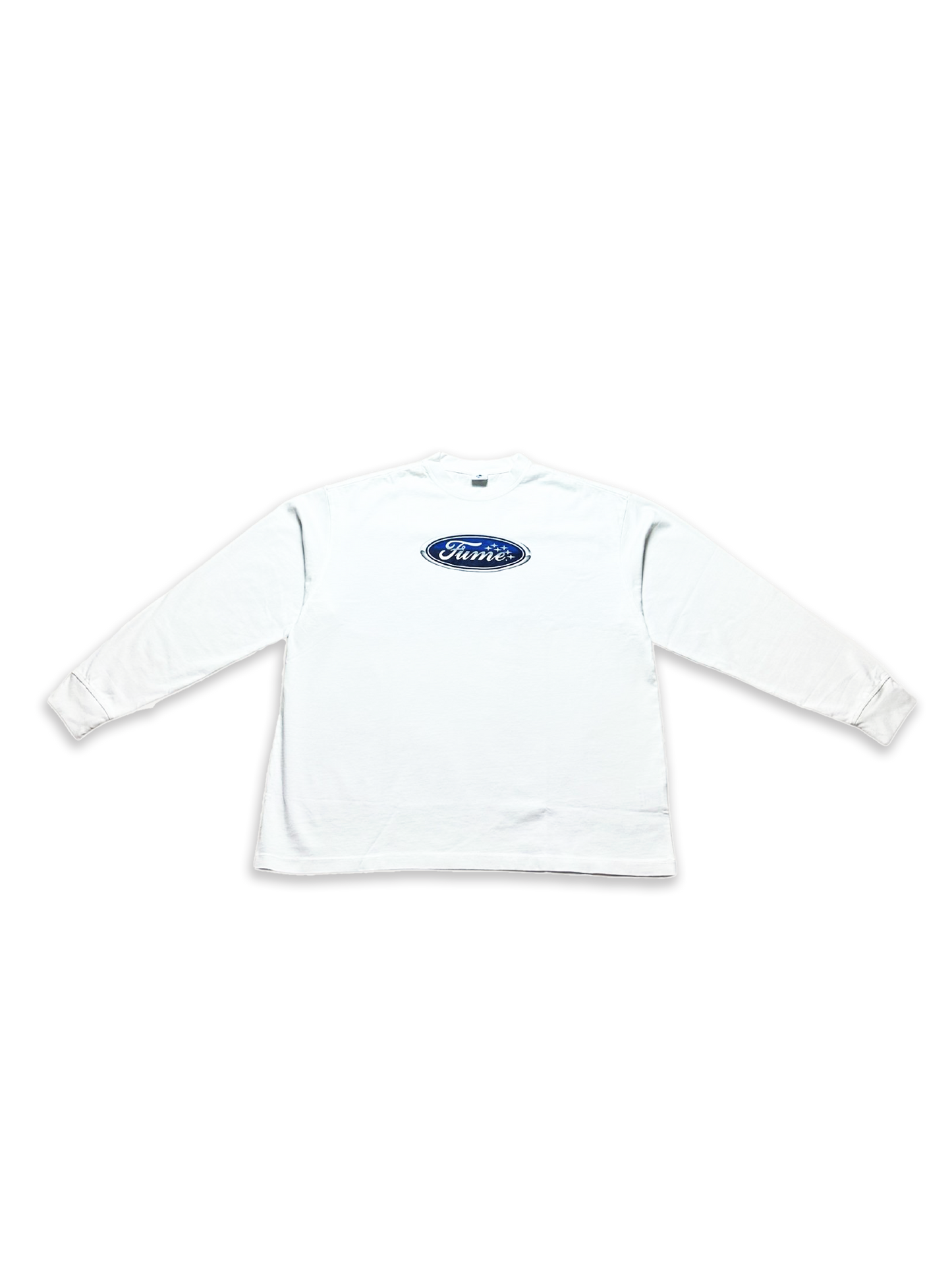 Fogo Tee Long Sleeve White