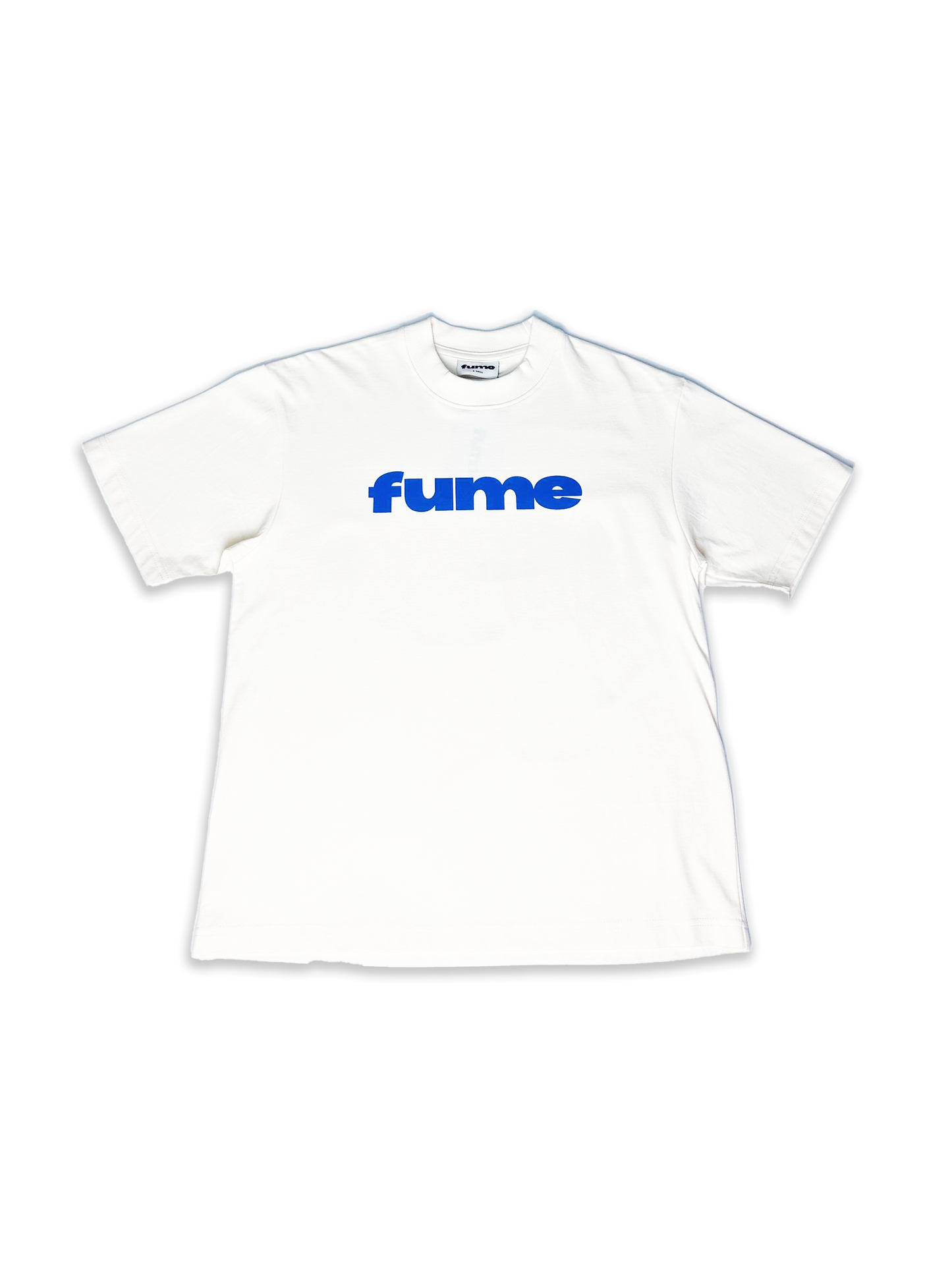 FUME:CODE Tee Cream/Blue
