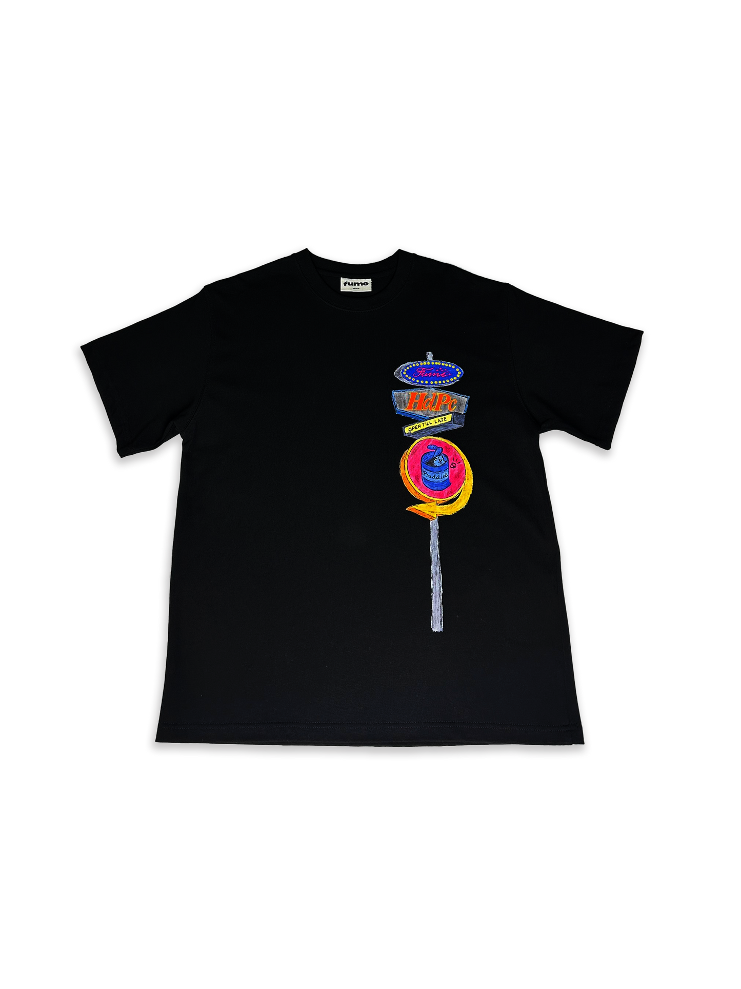 HOLIDAY-INN x HdPc Tee Black