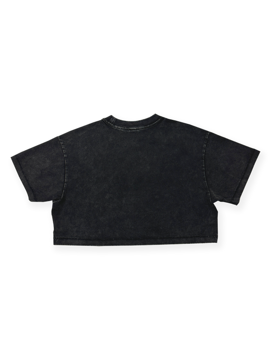Fogo Crop Tee Black (W)