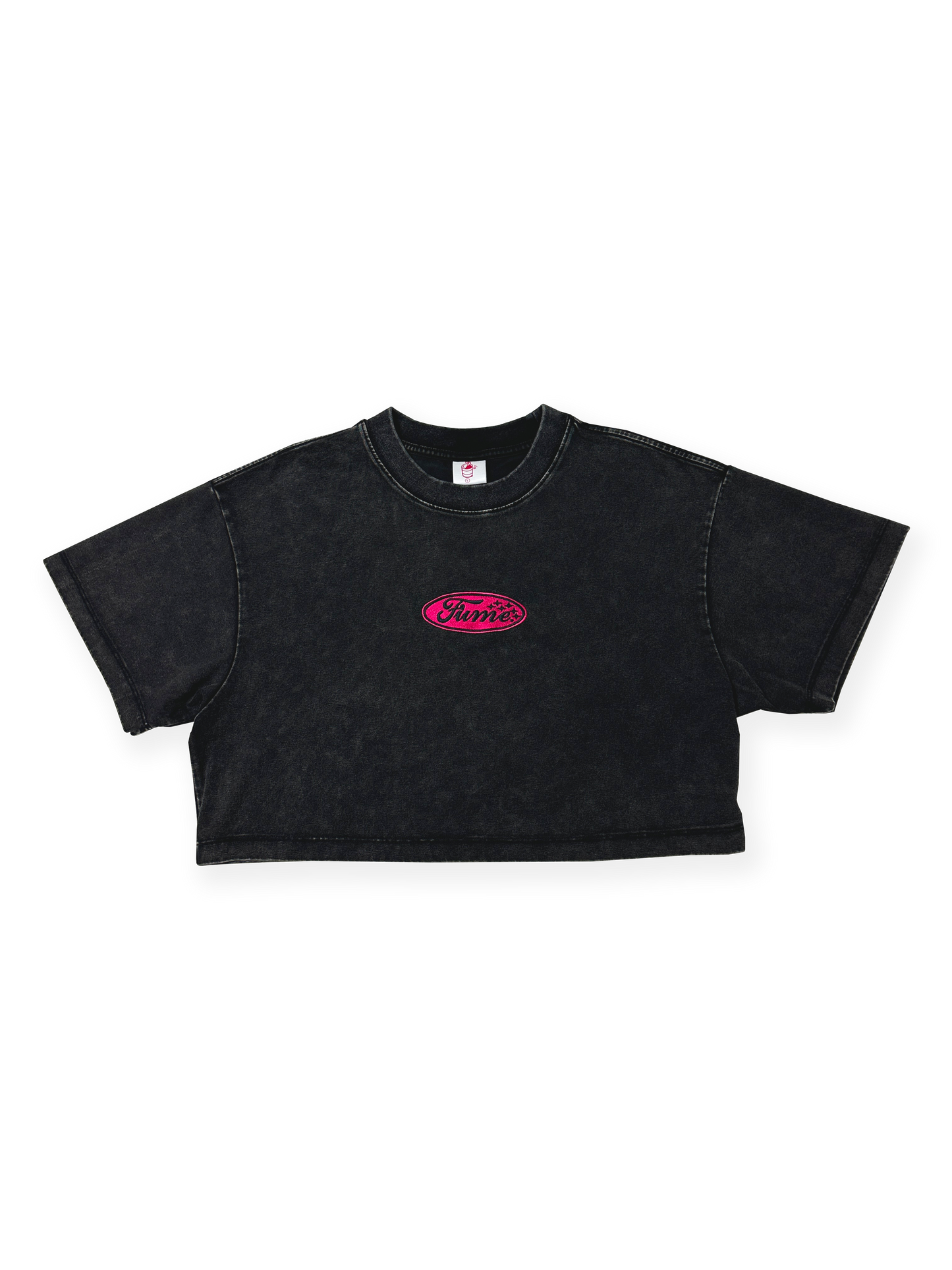 Fogo Crop Tee Black (W)
