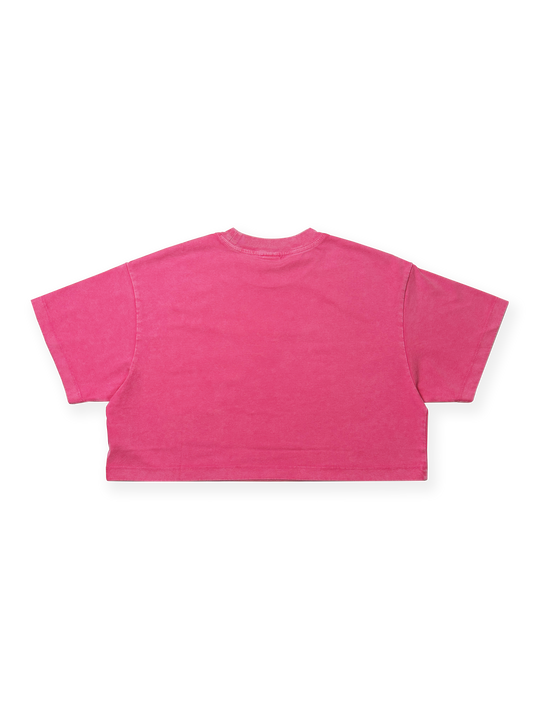 Tin Crop Tee Pink (W)