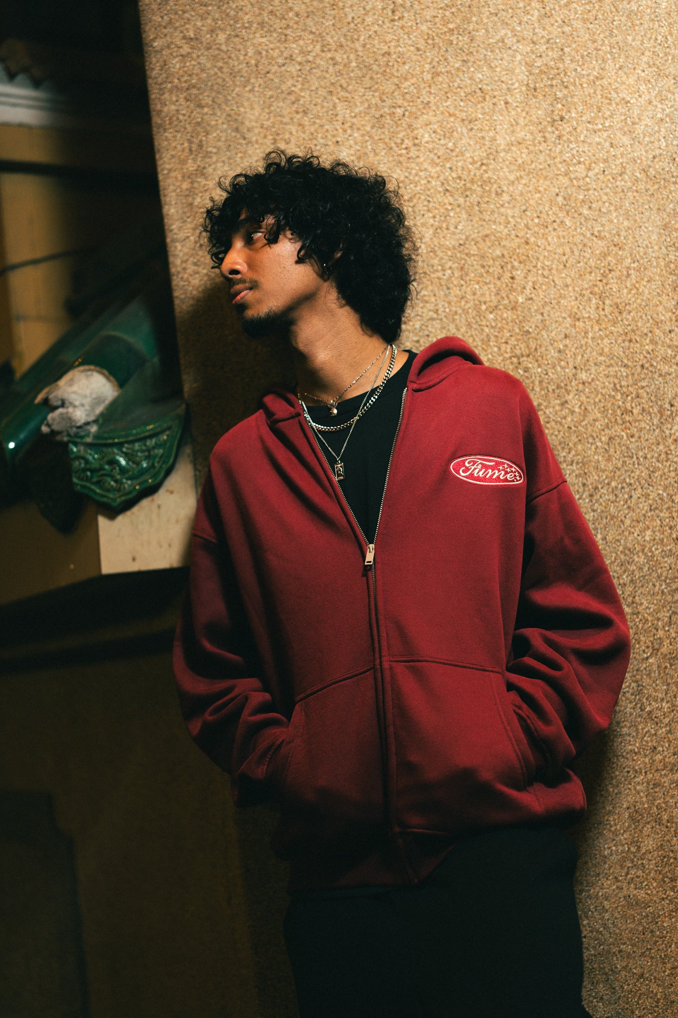 MERLOT Fogo Zipped Hoodie