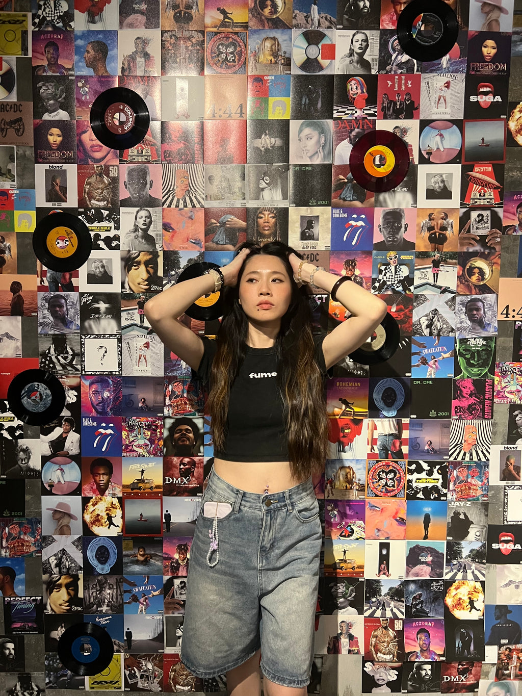 FUME:CODE Baby Tee Black (W)