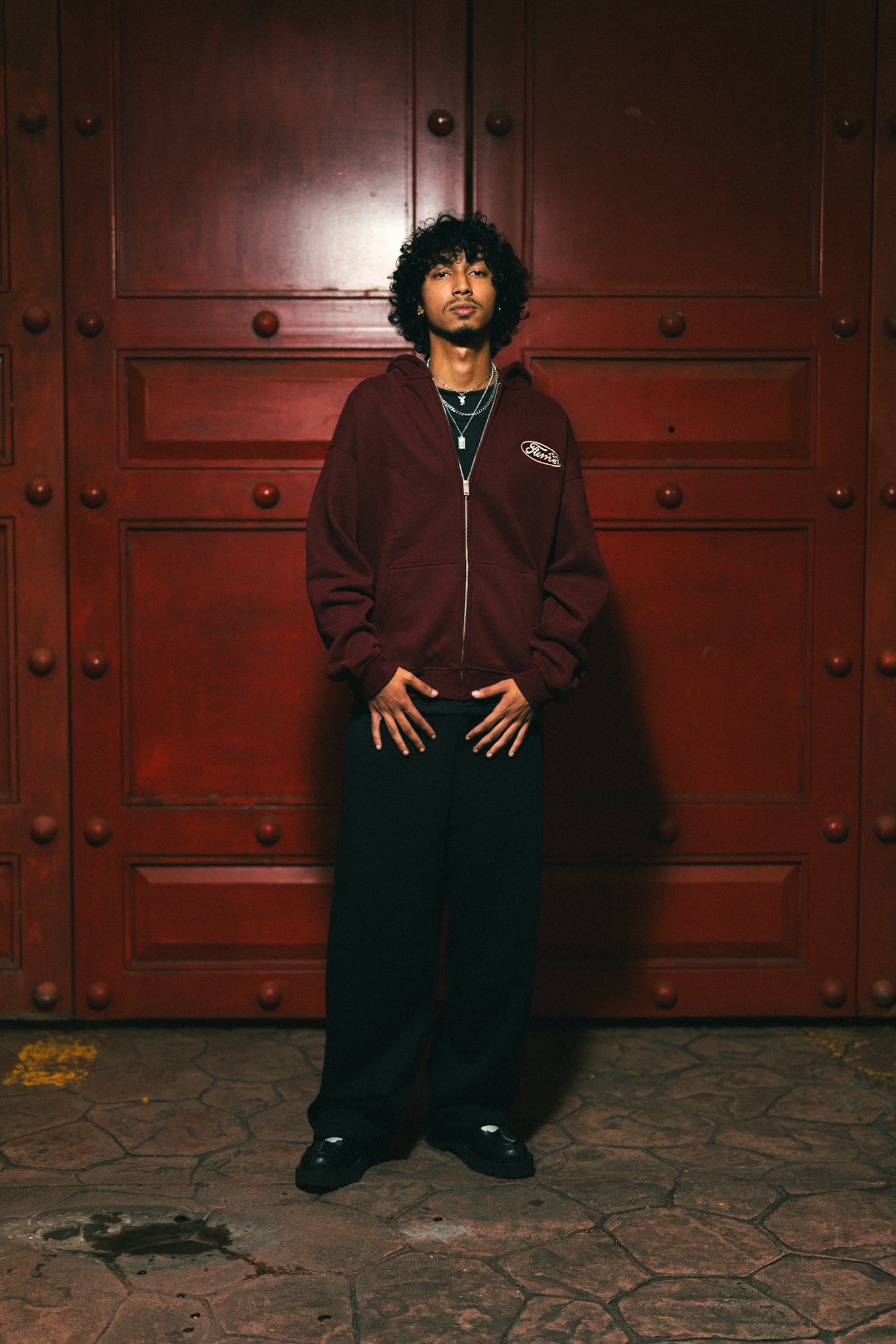 MERLOT Fogo Zipped Hoodie