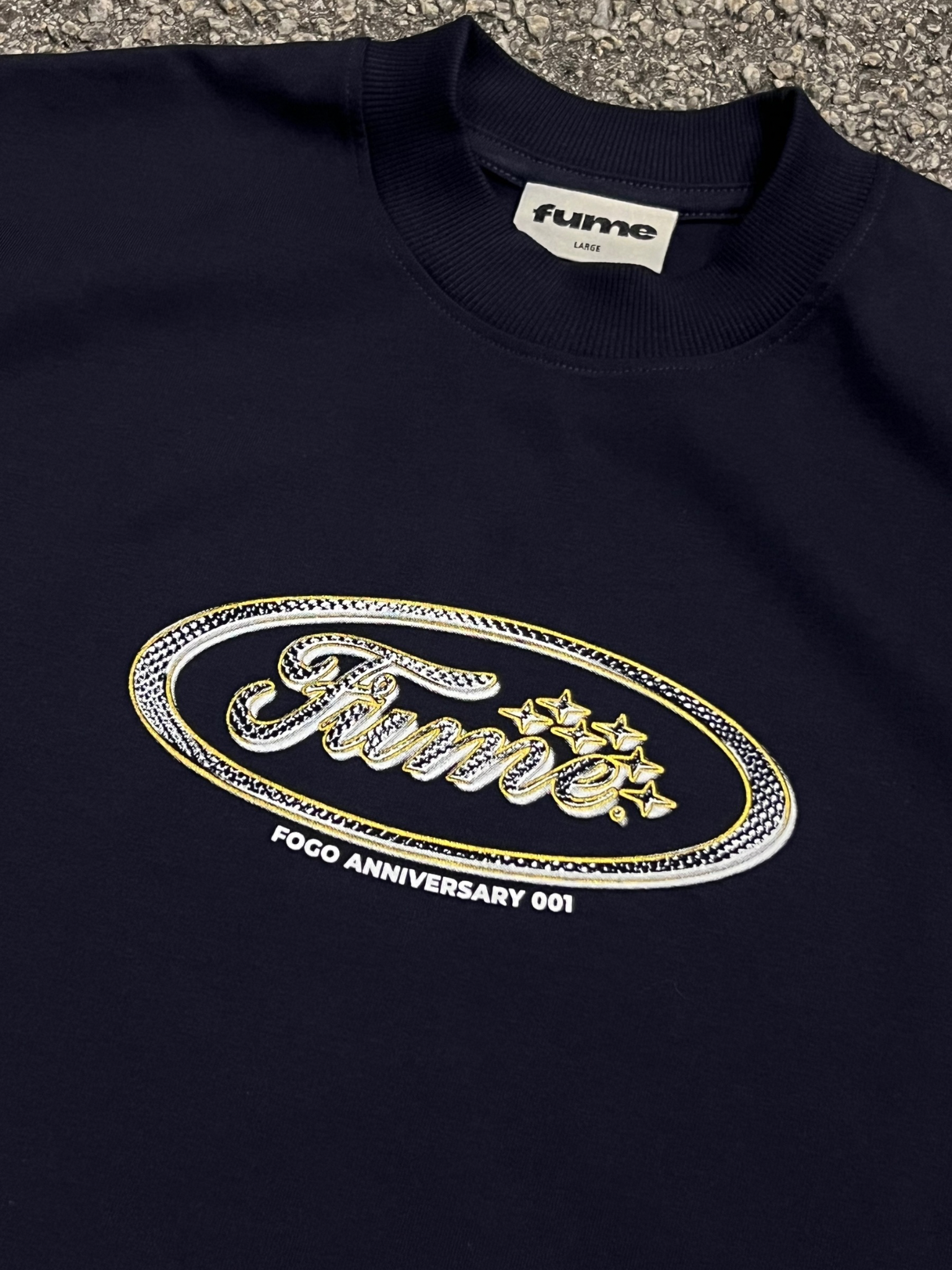 FOGO ANNIVERSARY:001 Tee Navy