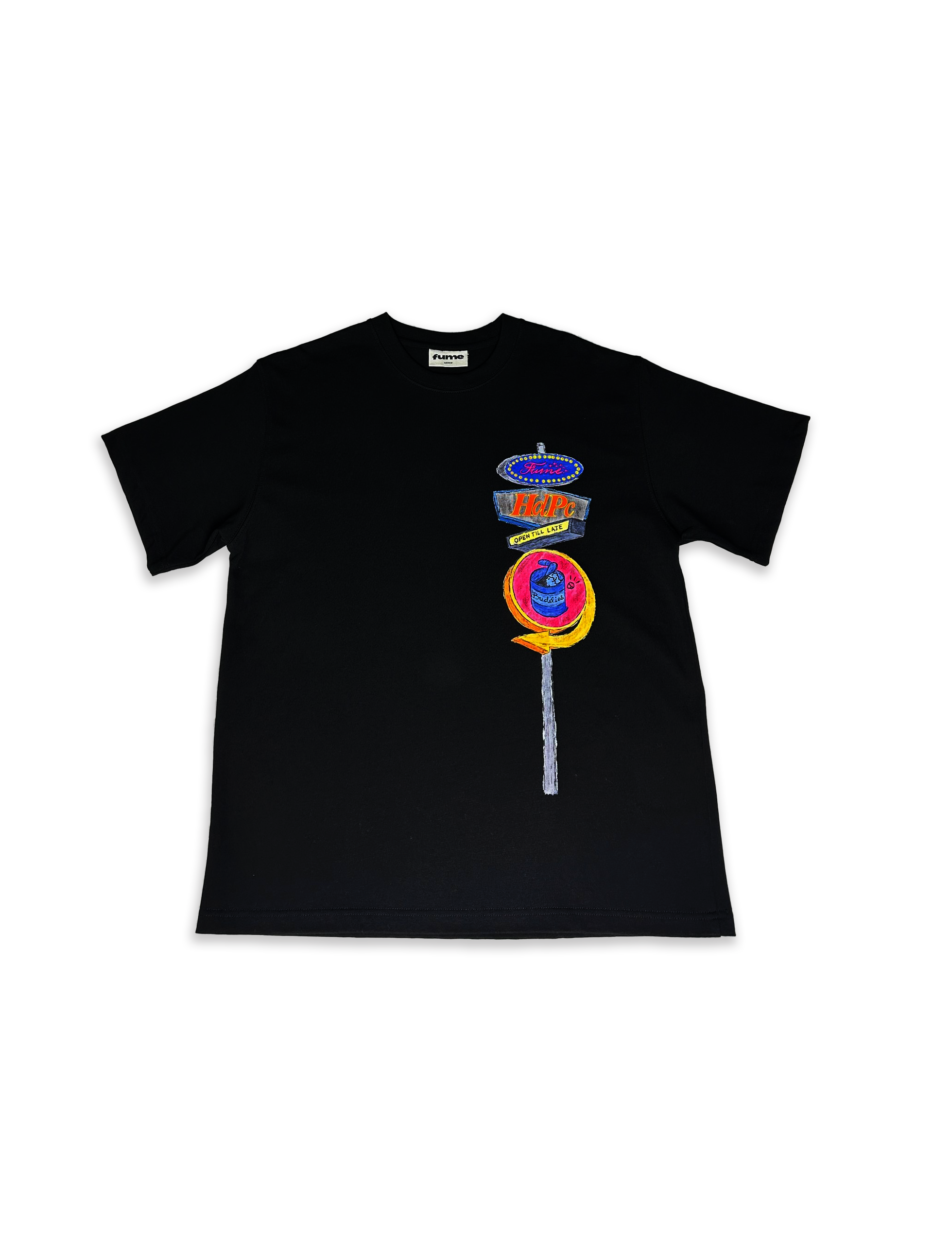HOLIDAY-INN x HdPc Tee Black