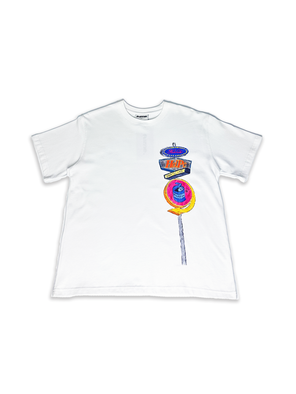 HOLIDAY-INN x HdPc Tee White