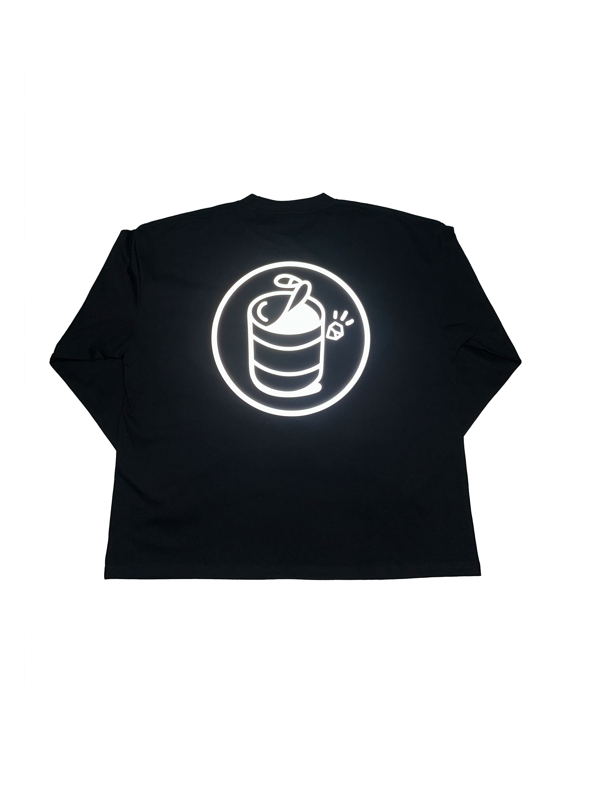 TIN-TEE Reflective Black L/s